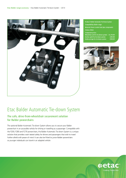 Etac Balder Automatic Tie