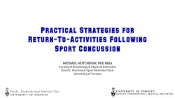 Practical Strategies for Return-To