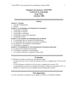 Syllabus - HEC Montr&eacute;al