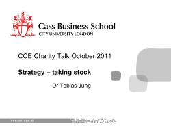 Tobias Jung`s Presentation