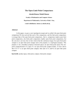 The Open Limit Point Compactness