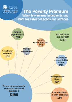The Poverty Premium - University of Bristol