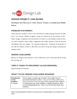 Design Project: CAR IDLING