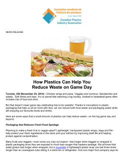 How Plastics Can Help You Reduce Waste on Game Day