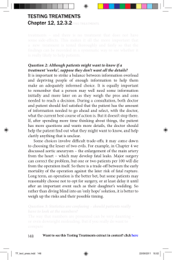 a pdf of Although patients might want to know if a treatment