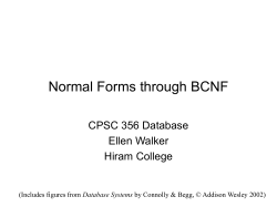 Normal Forms - Hiram College