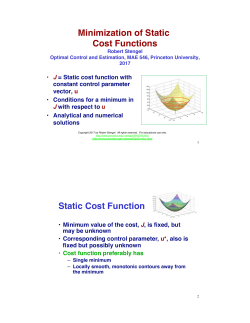 2. Static Cost Function Minimization MAE 546 2015.pptx