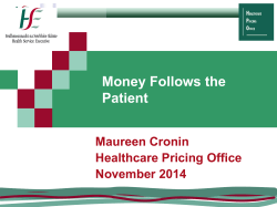 Money Follows the Patient