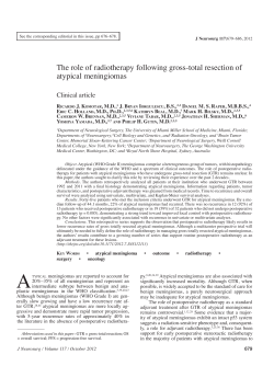 The role of radiotherapy following gross