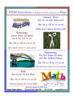 Motion How can you make things move?