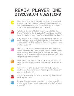 Ready Player One Discussion Questions