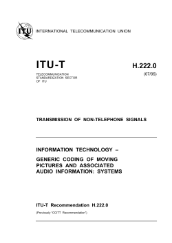 ITU-T Rec. H.222.0 (07/95) Information technology