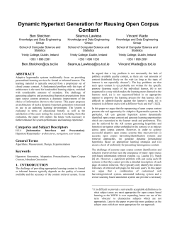 Proceedings Template - WORD - TARA