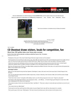 CO Shootout draws visitors, locals for competition, fun