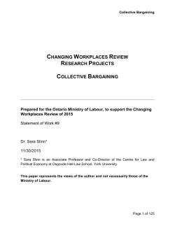 Collective Bargaining