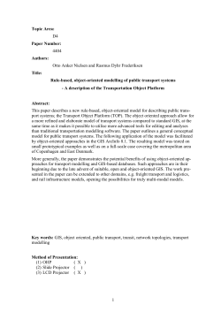 A STOCHASTIC TRAFFIC ASSIGNMENT MODEL CONSIDER