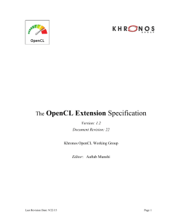 The OpenCL Extension Specification