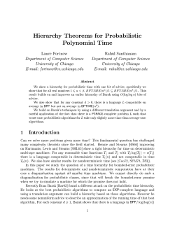 Hierarchy Theorems for Probabilistic Polynomial Time Lance