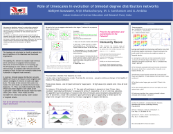 Role of timescales in evolution of bimodal degree distribution networks