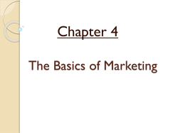 MARKETING STARTS WITH CUSTOMERS