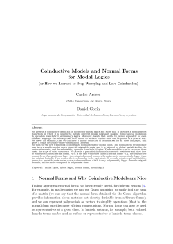 Coinductive Models and Normal Forms for Modal Logics
