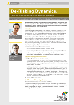 De-Risking Dynamics.