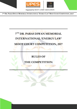 7th dr. paras diwan memorial international &bdquo;energy law