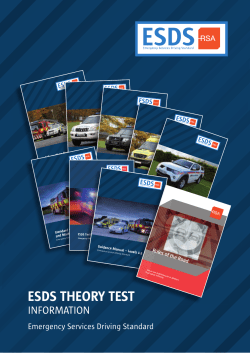 ESDS Theory Test Information
