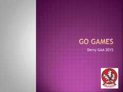 go games - Watty Grahams GAC