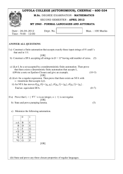 MT 2960 - Loyola College