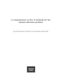 A comprehensive review of methods for the channel allocation