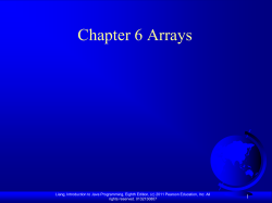 ch07 Arrays Liang