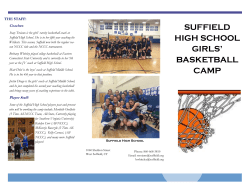 suffield high school girls` basketball camp