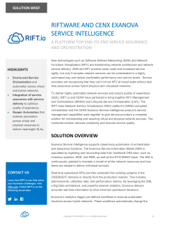 RIFT.WARE AND CENX EXANOVA SERVICE INTELLIGENCE