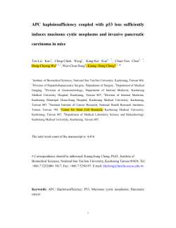 APC haploinsufficiency coupled with p53 loss sufficiently induces