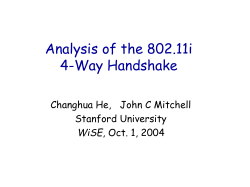 802.1X Authentication - Stanford CS Theory