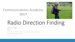 Radio Direction Finding - Communications Academy