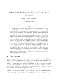 Isomorphism Testing via Polynomial-Time Graph