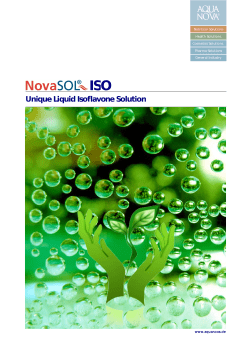 Unique Liquid Isoflavone Solution