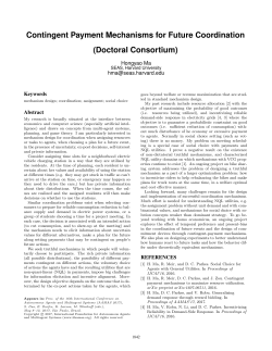 Contingent Payment Mechanisms for Future