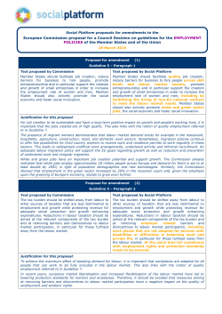 Employment - Social Platform