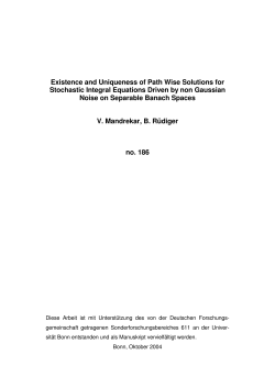 Existence and Uniqueness of Path Wise Solutions for Stochastic