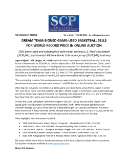 dream team-signed game-used basketball sells for