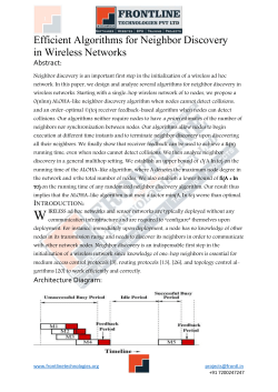 Efficient Algorithms for Neighbor Discovery in Wireless Networks