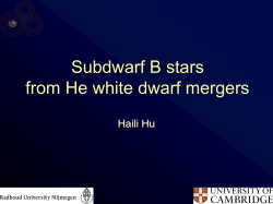 presentation - Lorentz Center