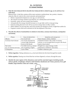 B4.3 Revision notes