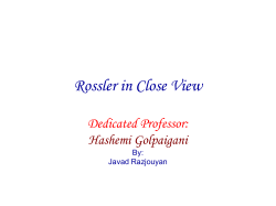 R&ouml;ssler attractor