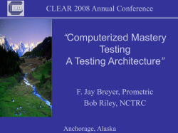 May 1-5 and July 10-August 2 2006 Tested Sample Simulated