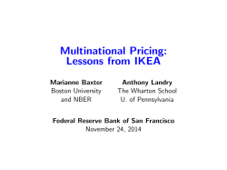 Multinational Pricing: Lessons from IKEA