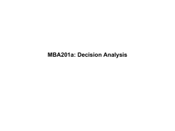 Introduction to Decision Analysis - Faculty Directory | Berkeley-Haas